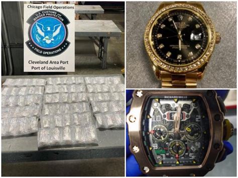 Customs seized over  million worth of counterfeit Rolex watches